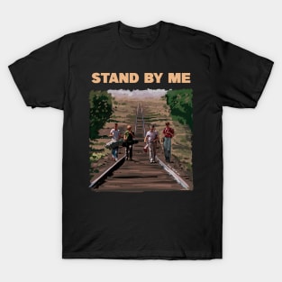 Stand by Me Illustration by burrotees / Axel Rosito T-Shirt